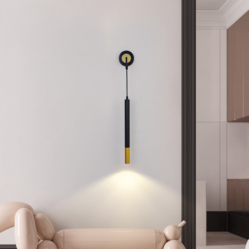 Linear Shade Metal Reading Wall Lighting Modern Style Single Light Wall Light Sconces