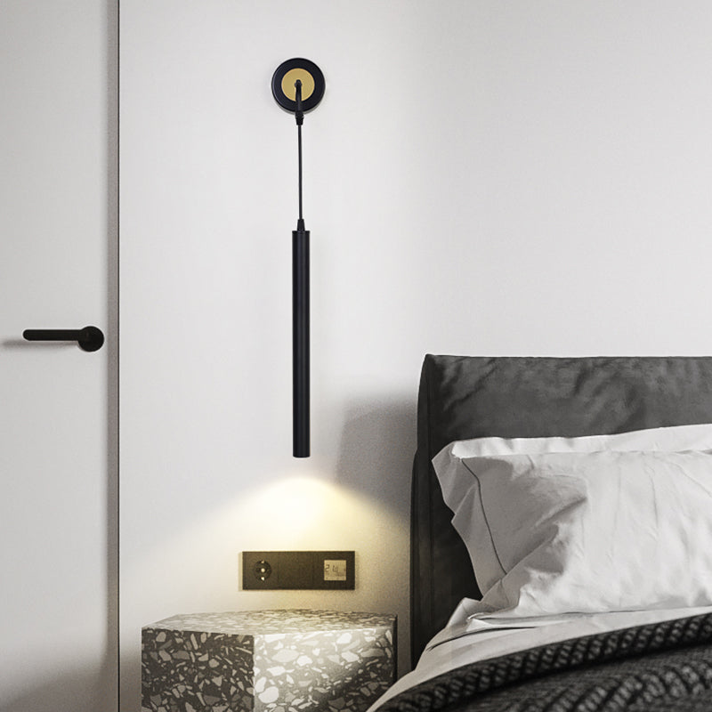 Linear Shade Metal Reading Wall Lighting Modern Style Single Light Wall Light Sconces