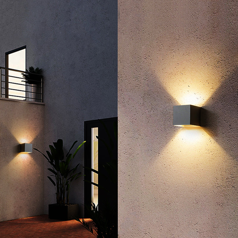 Moderner Stil Geometrischer Wandleuchten Beleuchtung Metall 2 Lichter Wandscheibe Leuchter