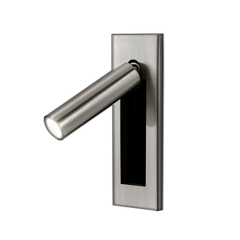 Moderner Stil rechteckiger Wandbeleuchtung Metall Metal 1 Leuchtwand montiertes Lesen Leuchten