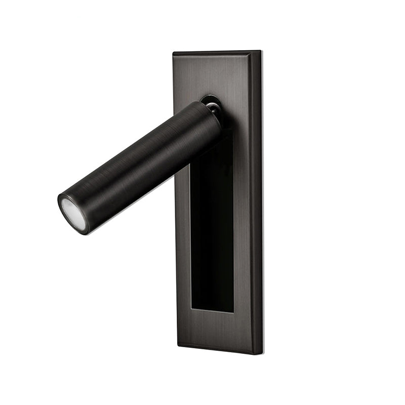Moderner Stil rechteckiger Wandbeleuchtung Metall Metal 1 Leuchtwand montiertes Lesen Leuchten
