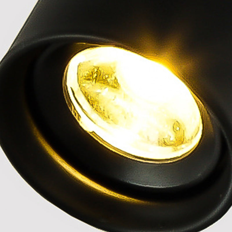 Modern Style Rectangular Wall Lighting Fixture Metal 1 Light Wall Mounted Reading Lights