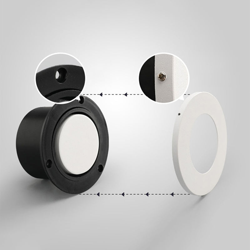 Geometric Shape Metal Wall Sconce Modern Single Light Wall Mounted Light