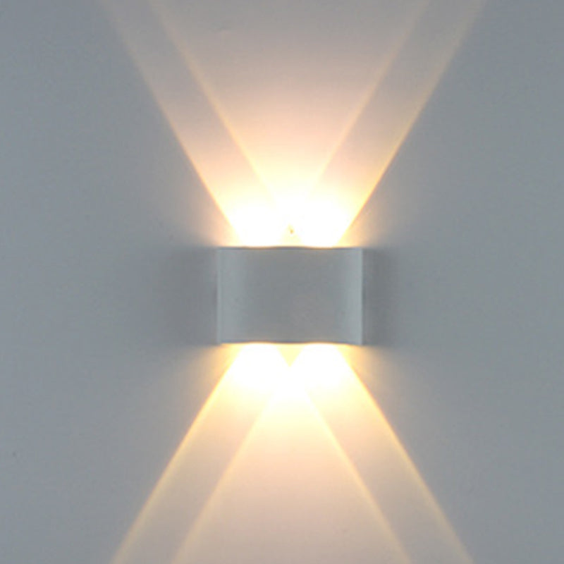 Multi Lights Geometric Wall Lighting Fixtures Modern Style Metal Wall Washer Sconce