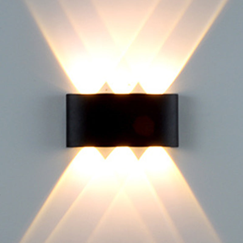 Multi Lights Geometric Wall Lighting Fixtures Modern Style Metal Wall Washer Sconce