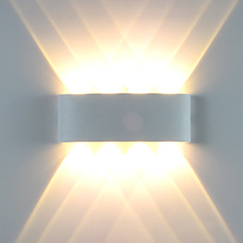 Multi Lights Geometric Wall Lighting Fixtures Modern Style Metal Wall Washer Sconce
