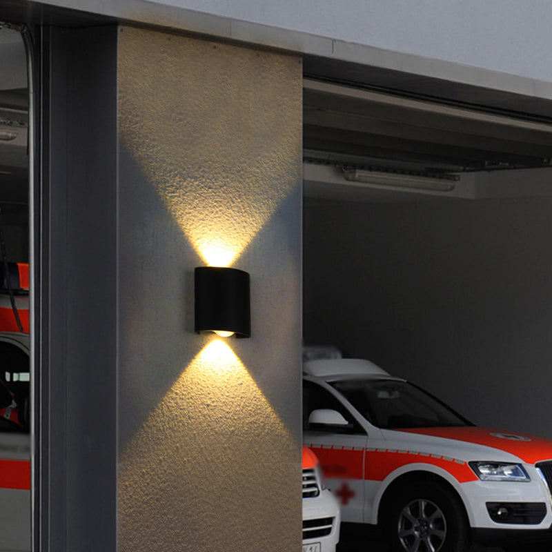 Multi Lights Geometric Wall Lighting Fixtures Modern Style Metal Wall Washer Sconce