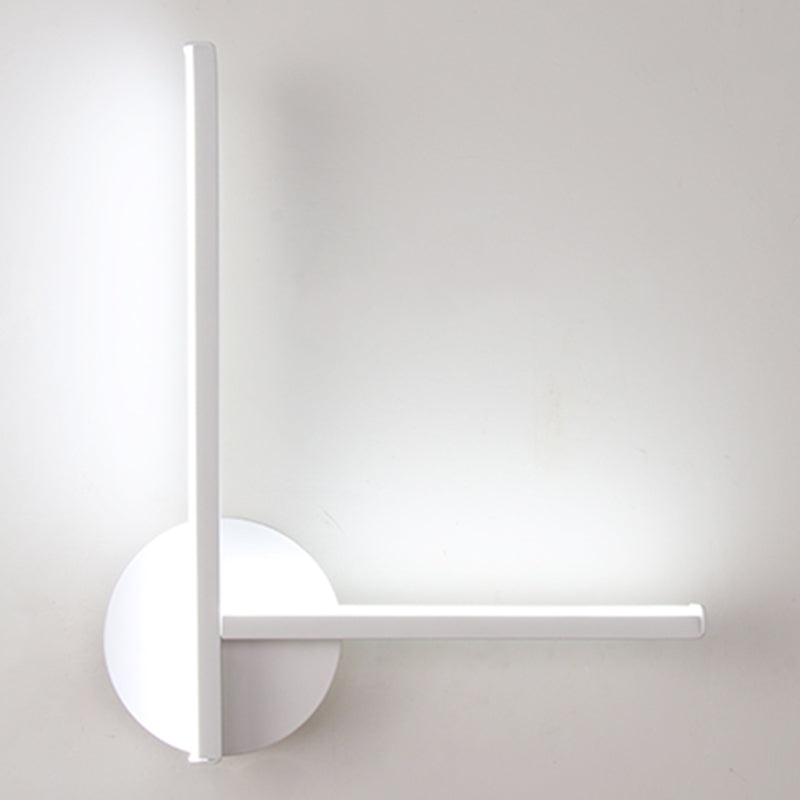 Linear Shape Metal Wall Sconce Modern Style 2-Lights Wall Mounted Light