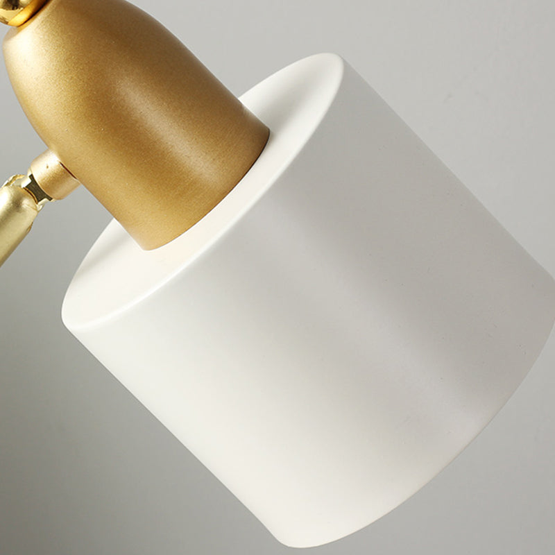 Modern Style Conical Nightstand Lamp Metal 1-Light Table Light