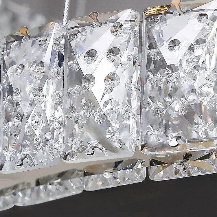 Zeitgenössische Decke Anhänger Lichtkristalldecke Hängende Armaturen für Wohnzimmer
