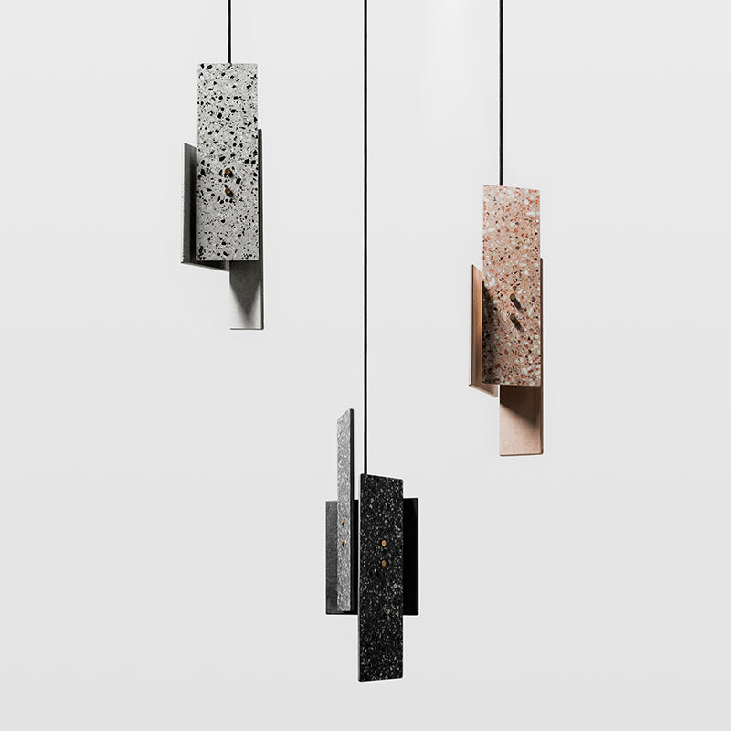 Pendant le pendentif de ciment de ciment Geométrique suspendu géométrique moderne pour la cuisine