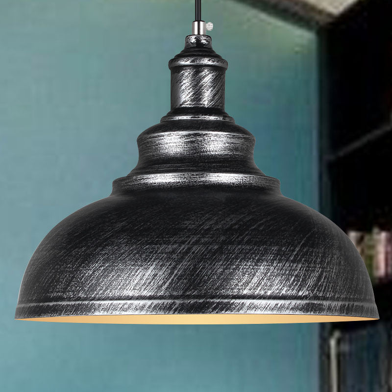 Vintage Barn Hanging Ceiling Light Metal 1-Light Barbershop Ceiling Pendant Light