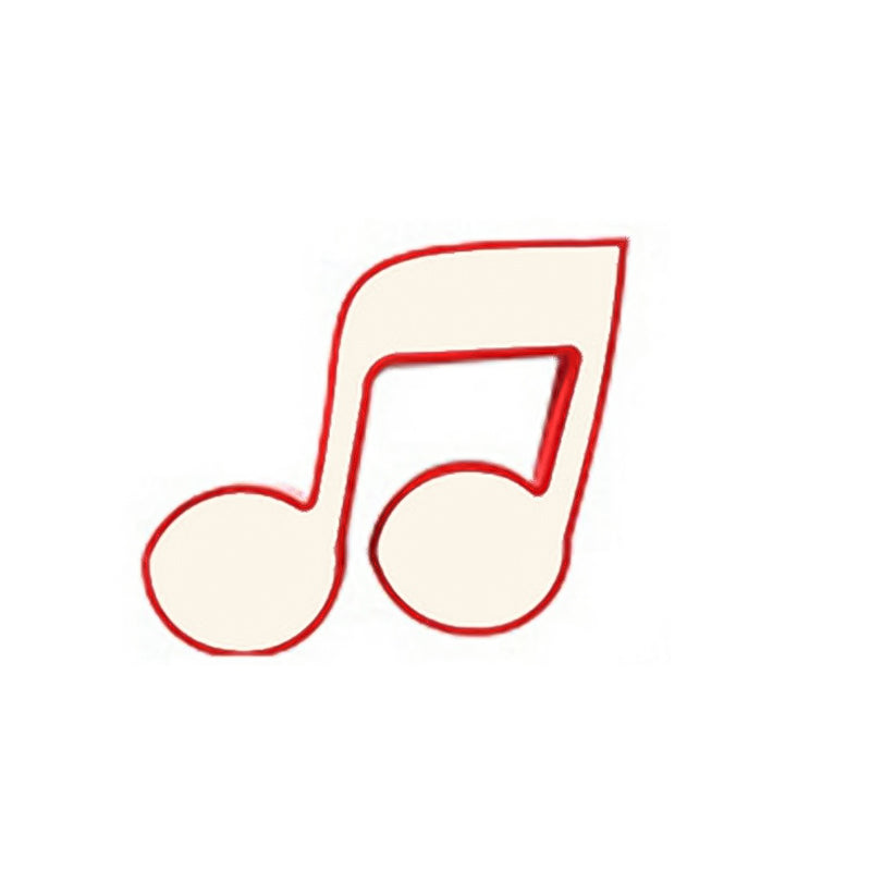 Metal Note Forme Hanging Lights Modern Style 1 Light suspendu Mount Symiss pour chambre à coucher