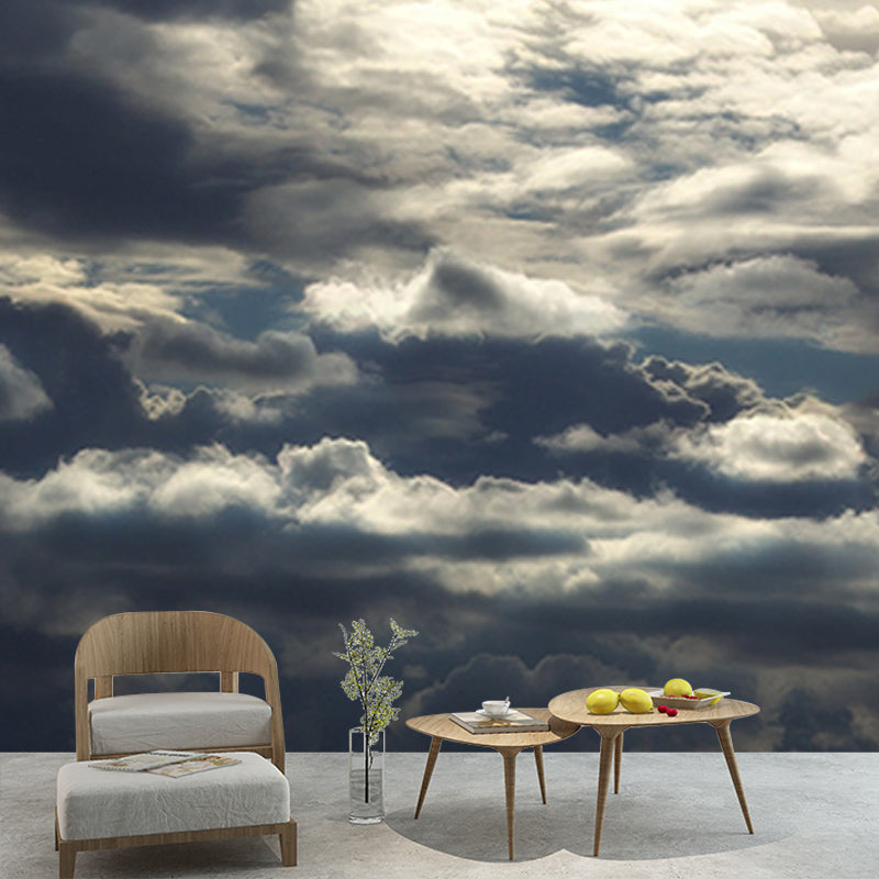 Photography Stain Resistant Wall Mural Wallpaper Beautiful Sky Sitting Room Wall Mural