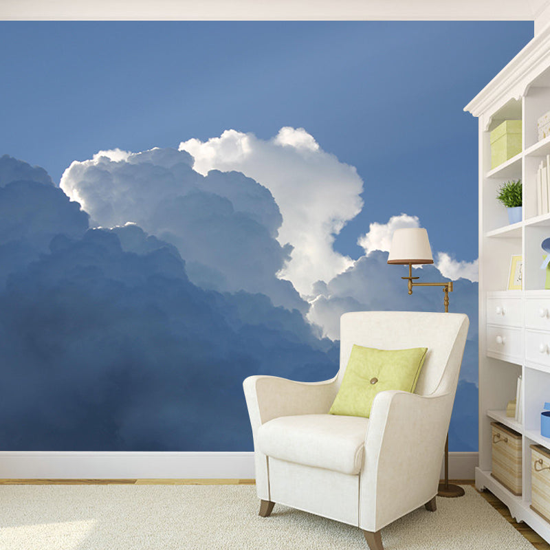 Environment Friendly Resistant Mural Wallpaper Beautiful Sky Sleeping Room Wall Mural