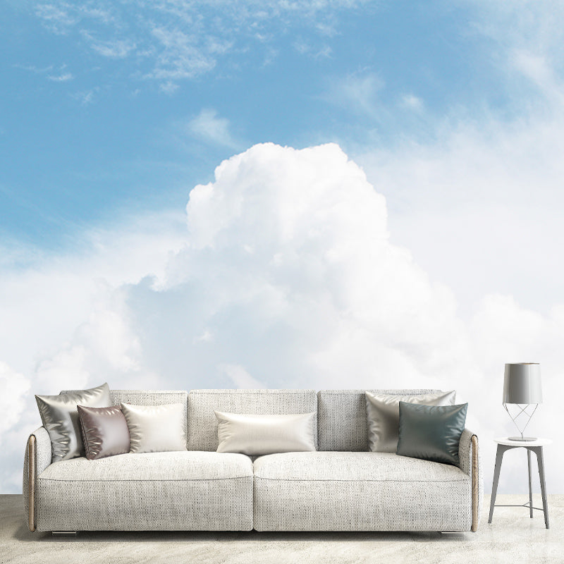 Environment Friendly Resistant Mural Wallpaper Beautiful Sky Sleeping Room Wall Mural