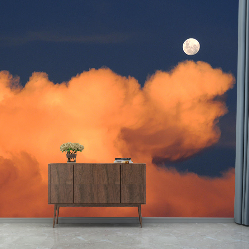 Environment Friendly Resistant Mural Wallpaper Beautiful Sky Sleeping Room Wall Mural