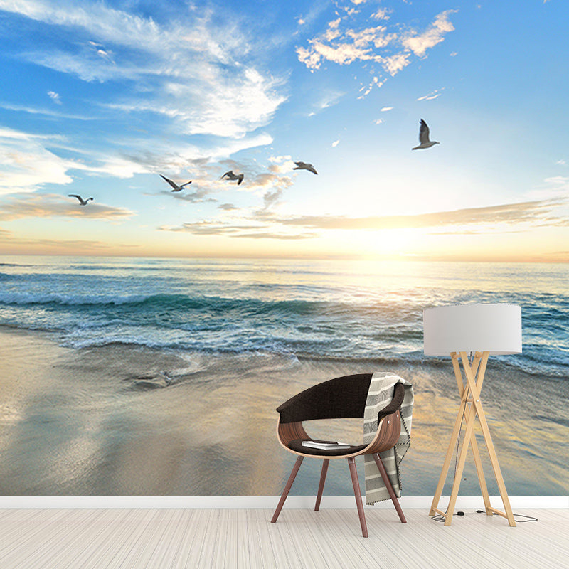 Beautiful Sky Mildew Resistant Mural Wallpaper Living Room Wall Mural