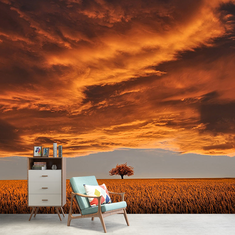 Modern Photography Mural Wallpaper Beautiful Sky Living Room Wall Mural