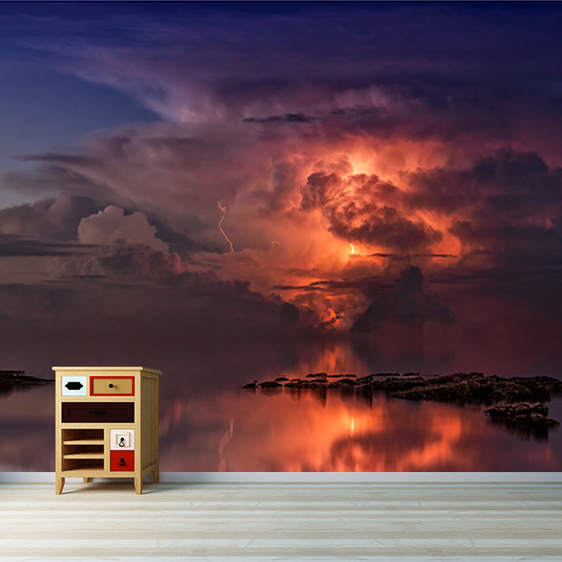 Modern Photography Mural Wallpaper Beautiful Sky Living Room Wall Mural