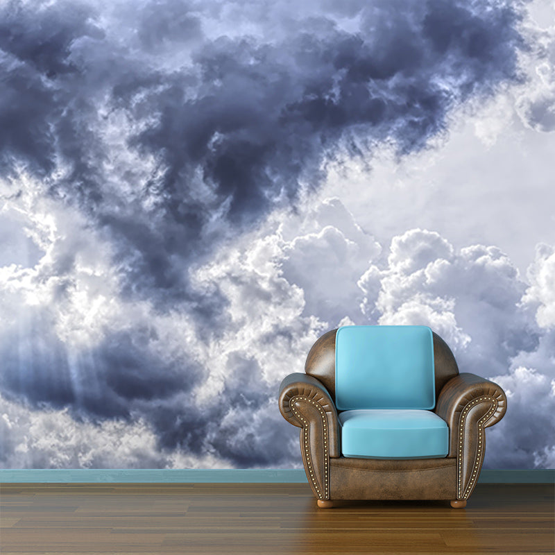 Beautiful Sky Photography Mural Wallpaper Environment Friendly Living Room Wall Mural