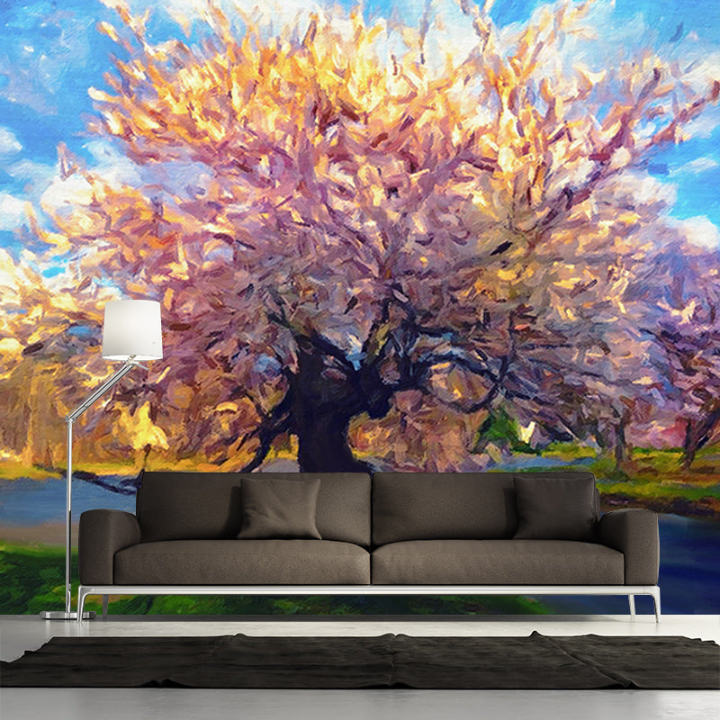 Beautiful Illustration Mural Wallpaper Impressionist Painting Indoor Wall Mural