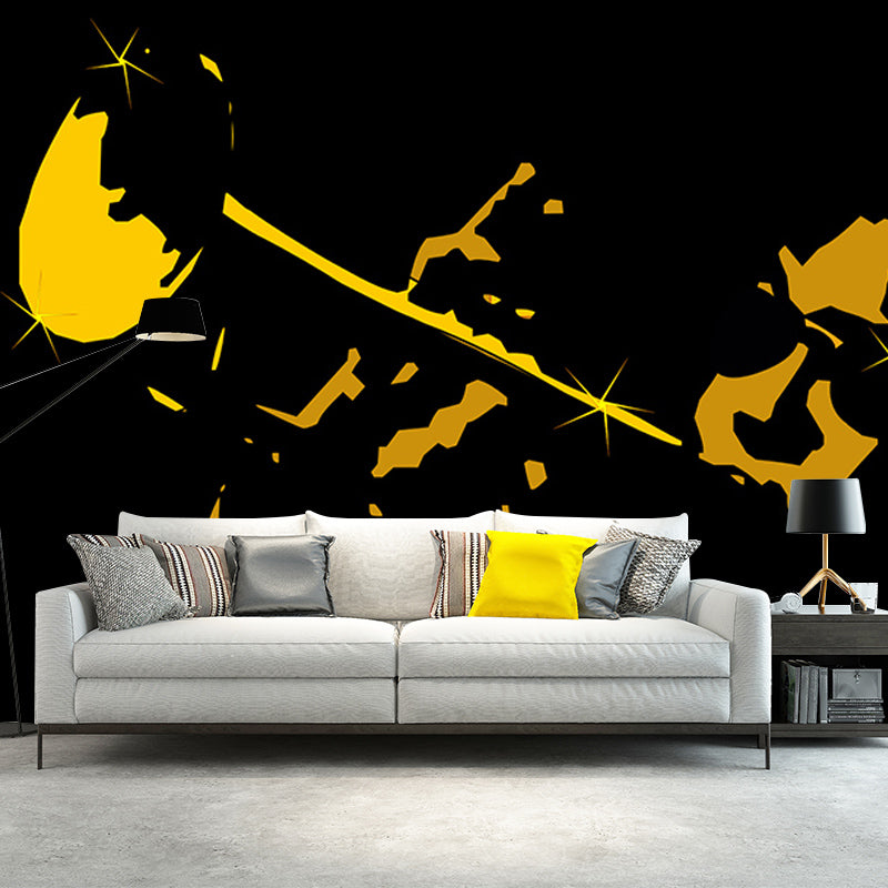 Decorative Wall Mural Wallpaper Musical Elements Sitting Room Wall Mural