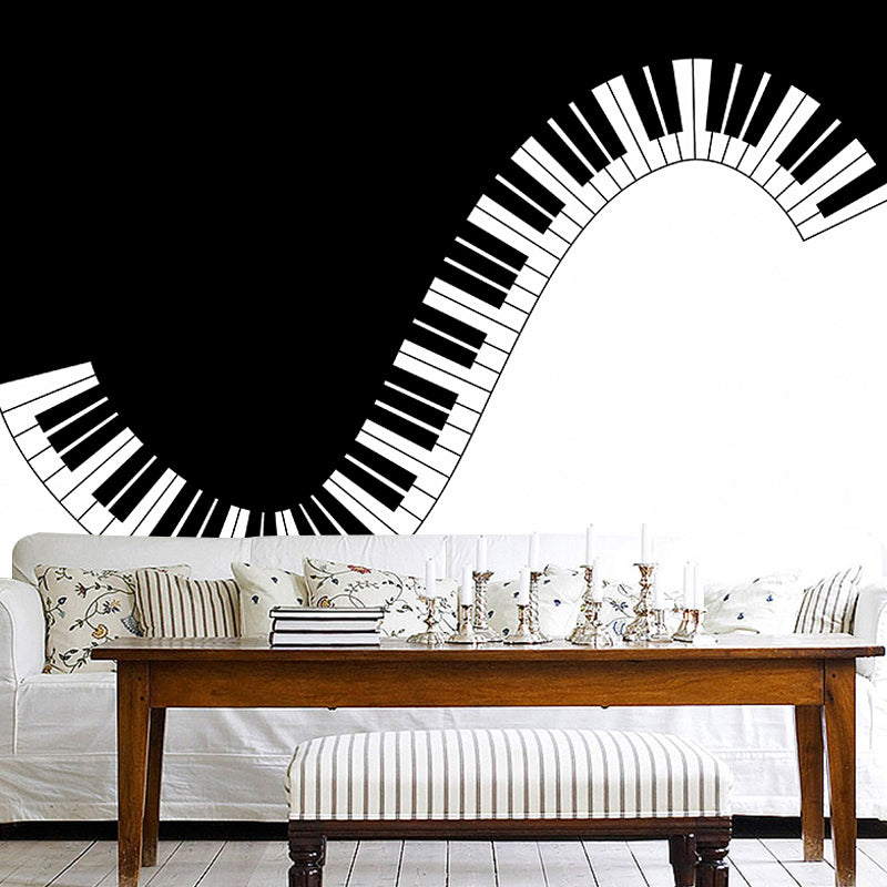 Illustration Wall Mural Wallpaper Musical Instruments Sitting Room Wall Mural