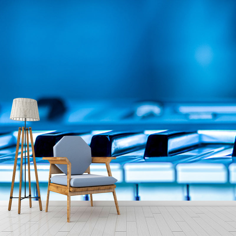 Musical Instruments Mildew Resistant Wallpaper Environmental Sleeping Room Wall Mural