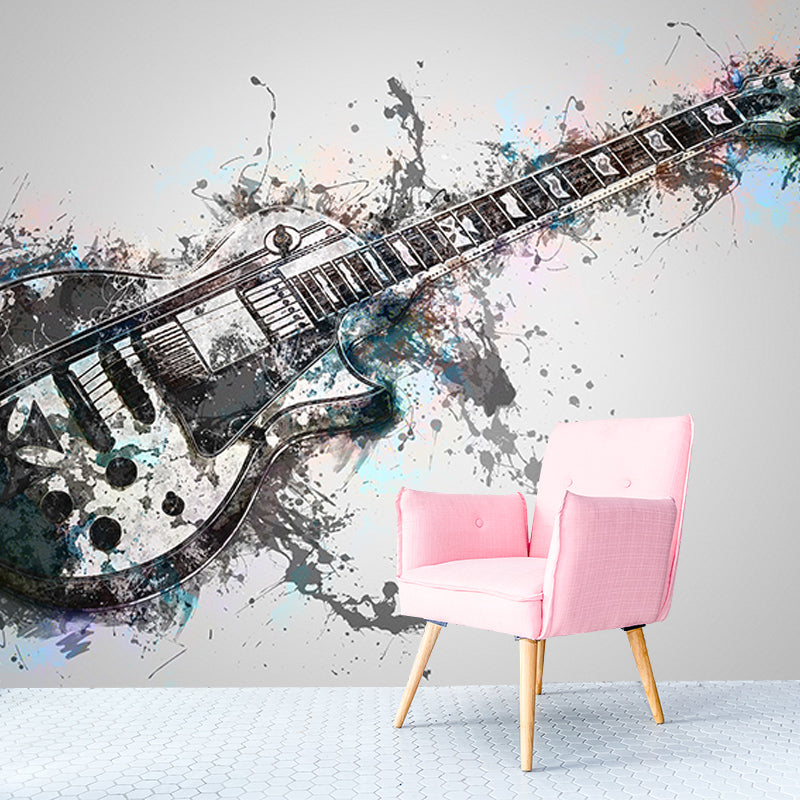 Environmental Illustration Mural Wallpaper Musical Instruments Indoor Wall Mural
