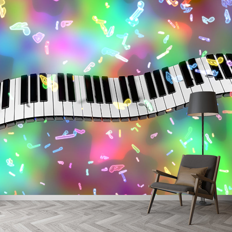Environmental Illustration Mural Wallpaper Musical Instruments Indoor Wall Mural