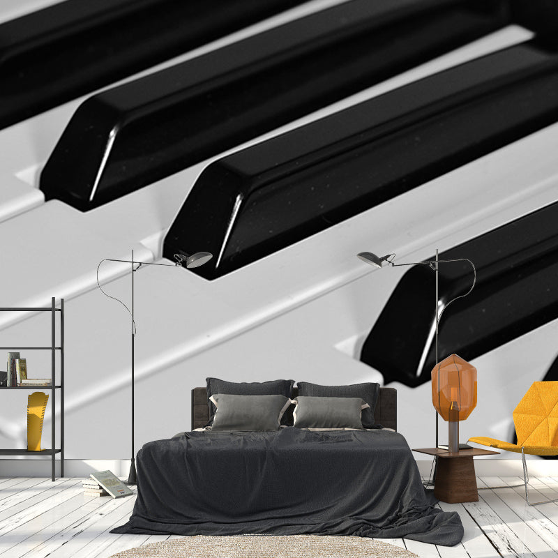 Modern Style Wall Mural Wallpaper Music Lovers Bedroom Wall Mural