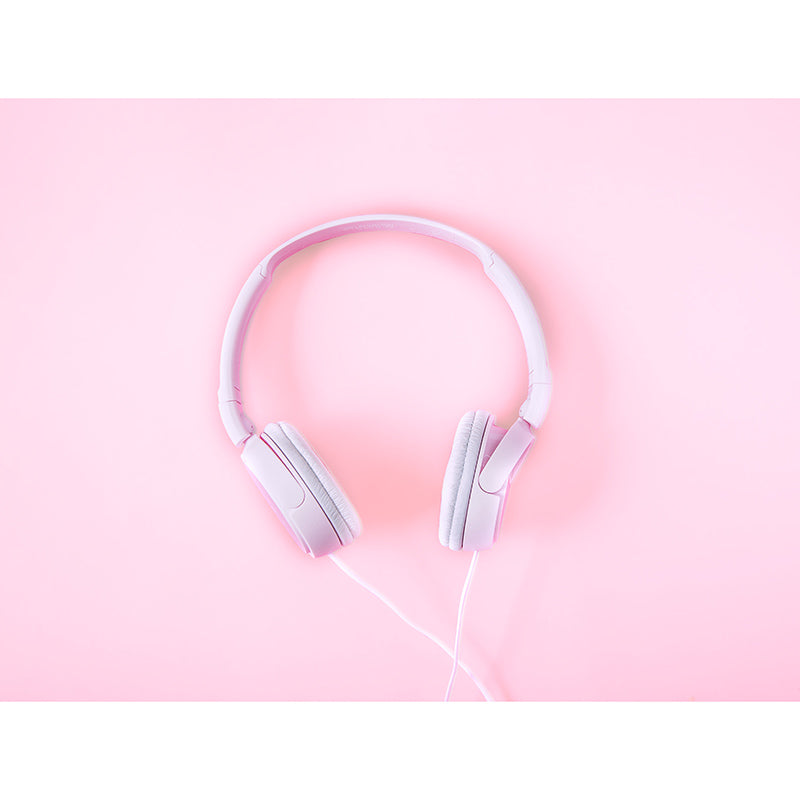 Washable Stain Resistant Wall Mural Wallpaper Headphones Sitting Room Wall Mural