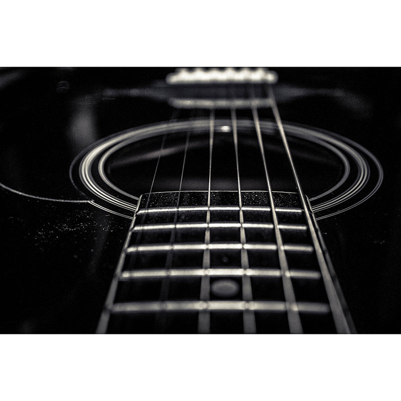 Guitar Mildew Resistant Mural Wallpaper Sleeping Room Wall Mural