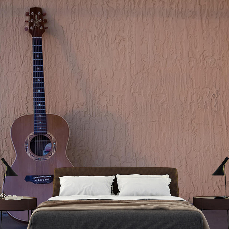 Beautiful Photography Mural Wallpaper Guitar Indoor Wall Mural