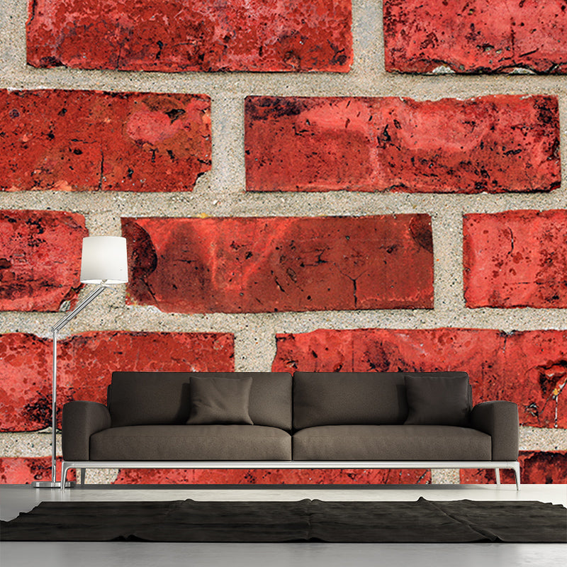 Brick Wall Photography Mural Wallpaper Decorative Bedroom Wall Mural