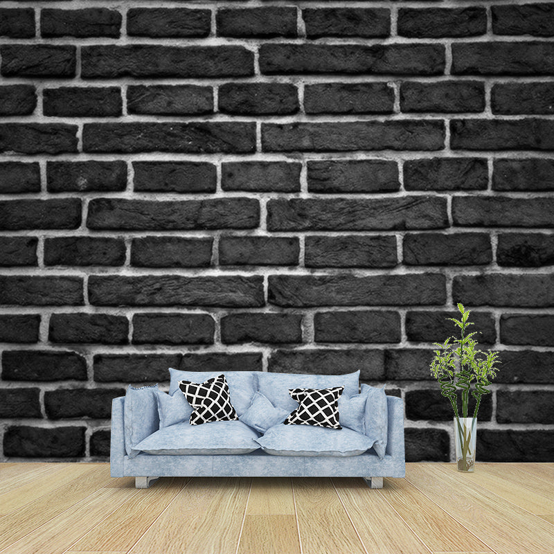 Photography Stain Resistant Wall Mural Wallpaper Brick Wall Sitting Room Wall Mural