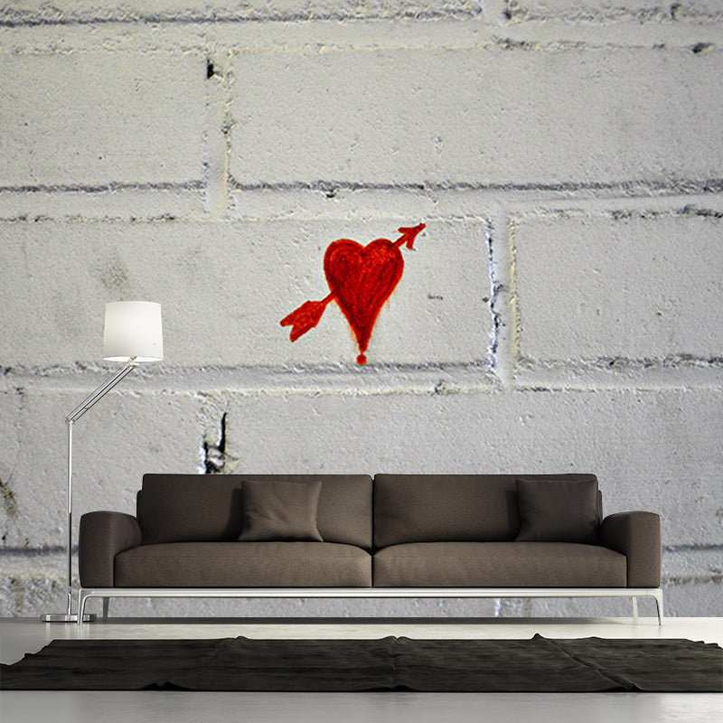 Photography Wall Mural Wallpaper Brick Wall Sitting Room Wall Mural