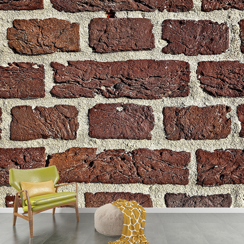 Modern Style Wall Mural Wallpaper Brick Wall Sitting Room Wall Mural