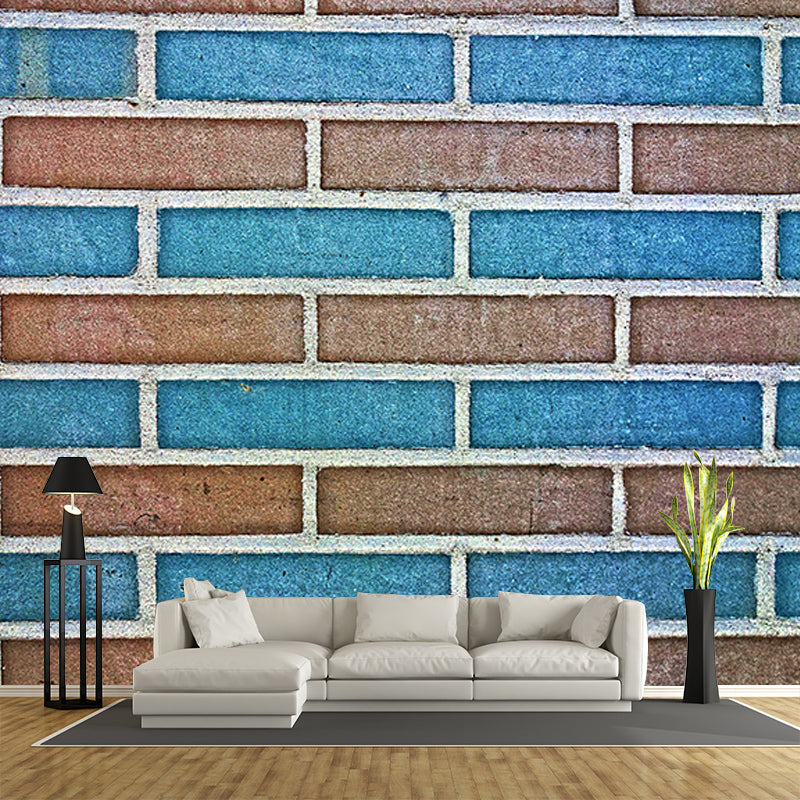 Brick Wall Mildew Resistant Mural Wallpaper Living Room Wall Mural