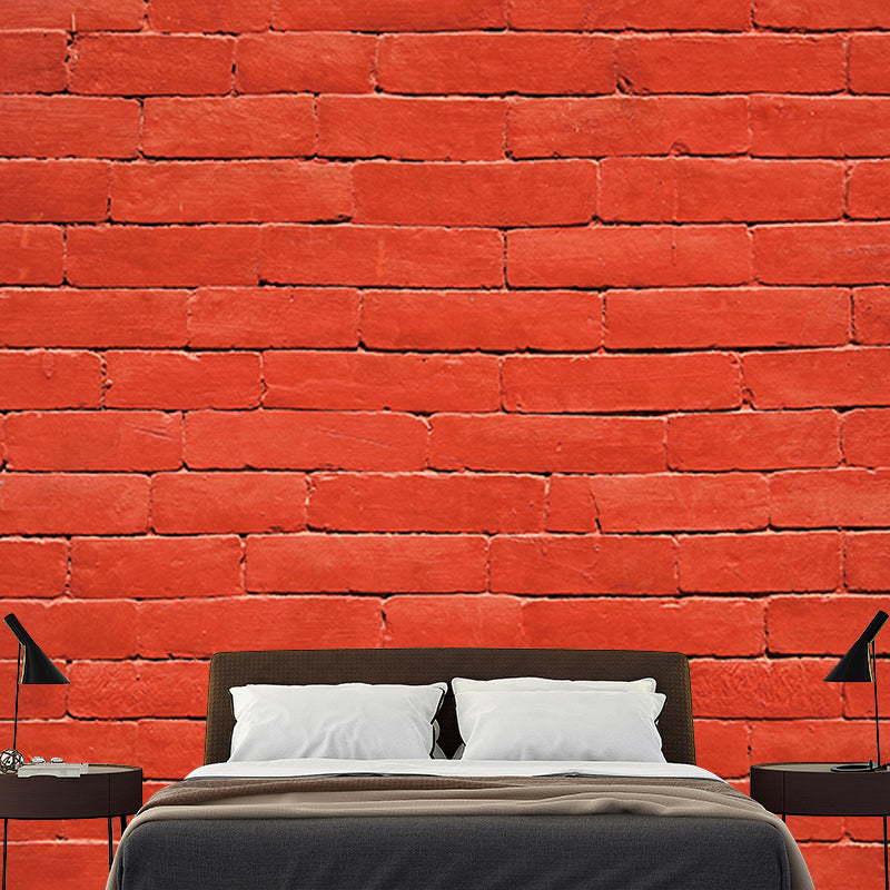 Brick Wall Mildew Resistant Mural Wallpaper Living Room Wall Mural