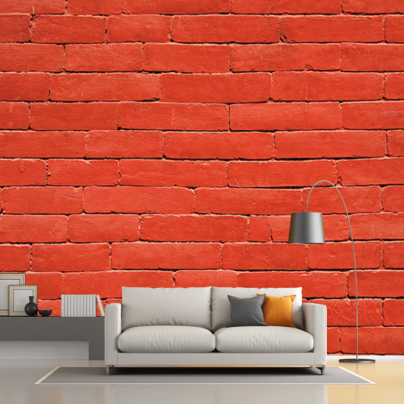 Brick Wall Mildew Resistant Mural Wallpaper Living Room Wall Mural
