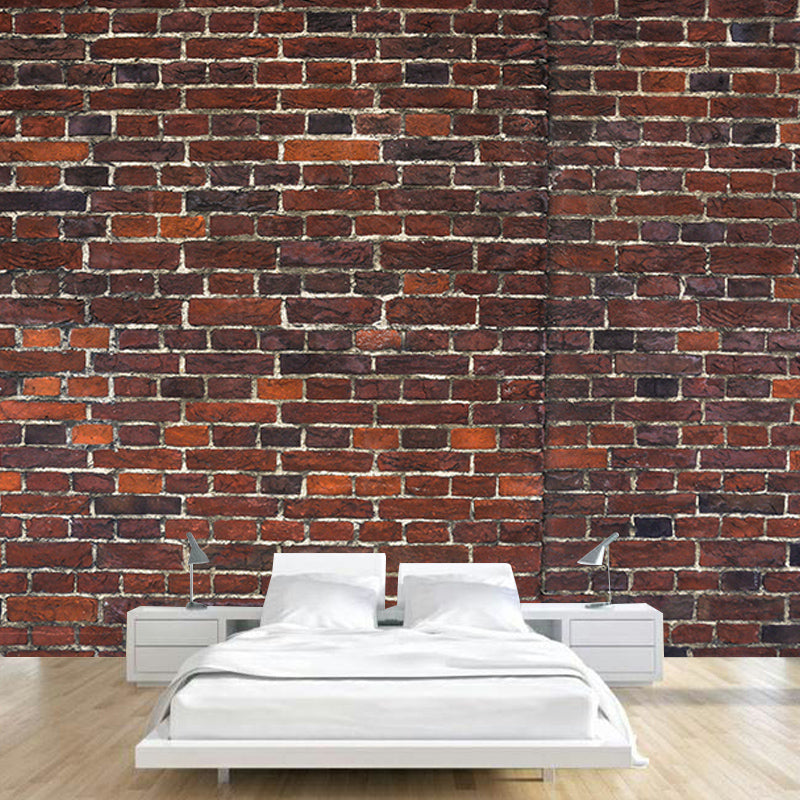 Brick Wall Photography Mural Wallpaper Environment Friendly Living Room Wall Mural