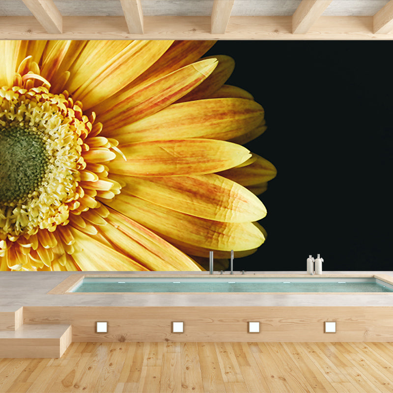 Environmental Wall Mural Wallpaper Sunflowers Living Room Wall Mural
