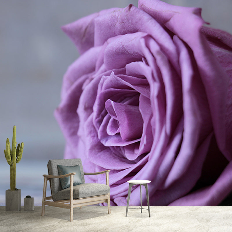 Environment Friendly Wall Mural Wallpaper Roses Sitting Room Wall Mural