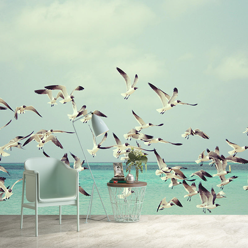 Environmental Photography Mural Wallpaper Birds Indoor Wall Mural