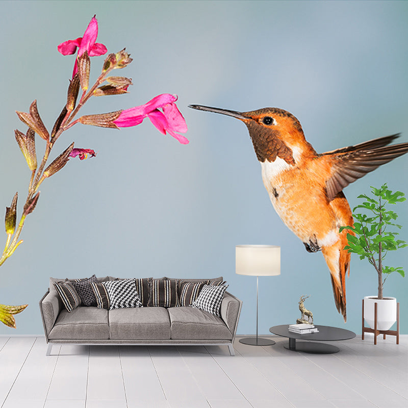 Photography Environment Friendly Mural Wallpaper Birds Bedroom Wall Mural