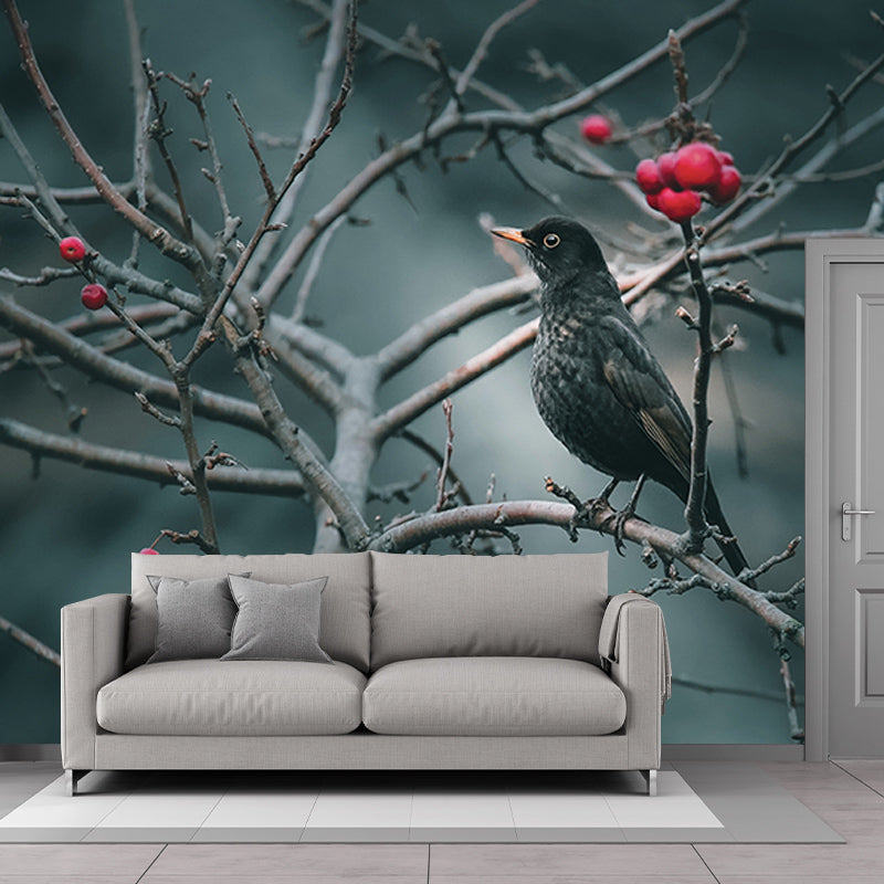 Photography Environment Friendly Mural Wallpaper Birds Bedroom Wall Mural