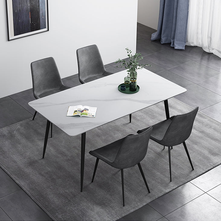 Mesa de comedor rectangular de estilo moderno muebles de 4 pies para el comedor