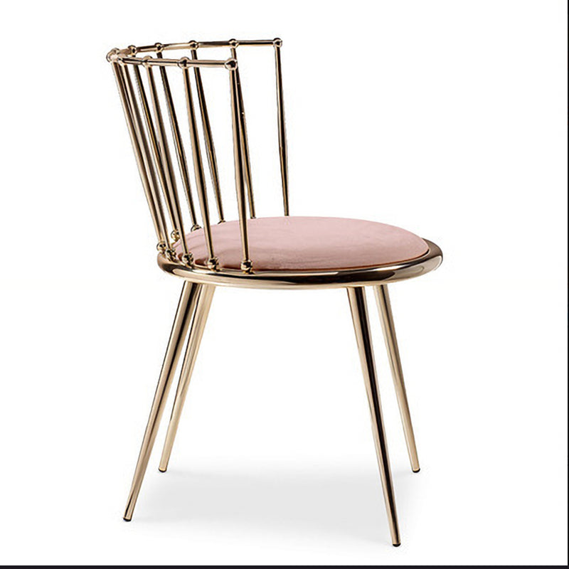 Les chaises latérales arrière sans bras Windsor de style scandinave ont tapissé des chaises de salle à manger